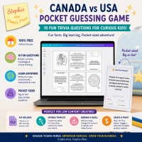Canada vs USA Pocket Guessing Game (PLR)