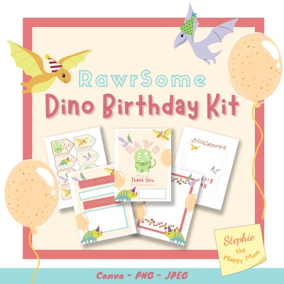 Dino Birthday Kit - PLR
