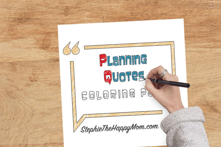 Black and White Planning Quotes