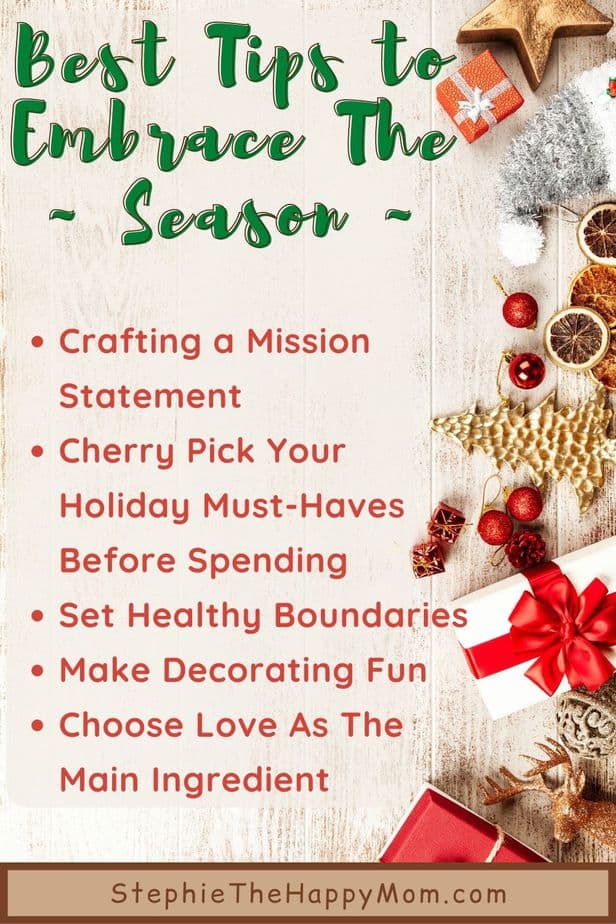 My top 5 tips to better enjoy ChristmasTime
