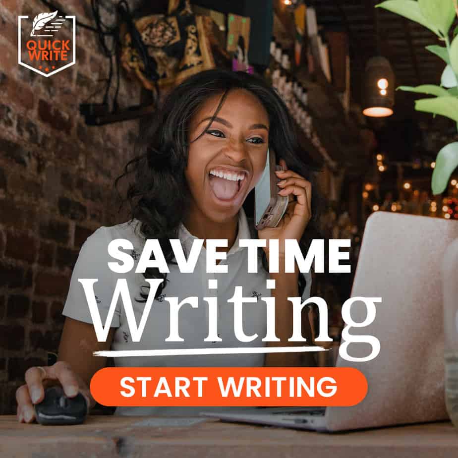 QuickWrite helps you write faster