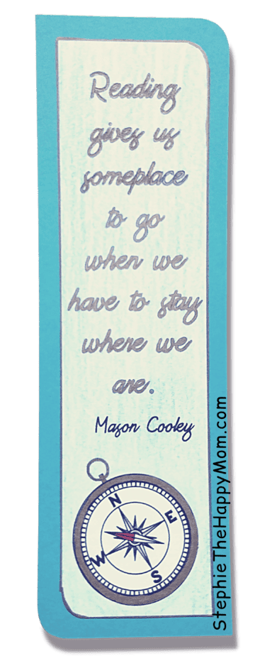 This is a picture of a lovely bookmark I made.